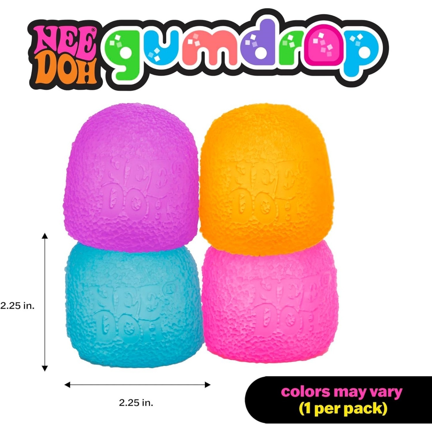 NeeDoh Gumdrop - Textured Sensory Toy - 2.5” - Image 6